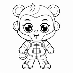cute coloring book for toddlers
