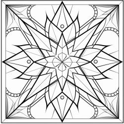 diamond starburst  a starburst pattern with diamond shapes symmetrical