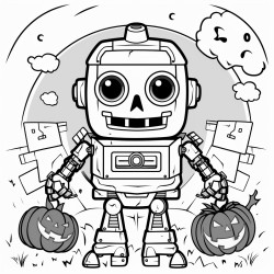 halloween robot