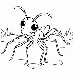 ant a large red ant that can be found in forests