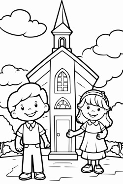 i belong at church with child