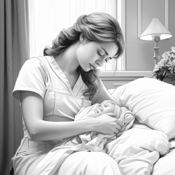 a crying nurse hugging a crying patient