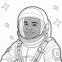 african american male astronaut