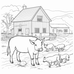 la ferme et ses animaux