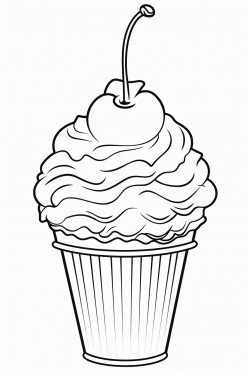 ice cream with cherry tops