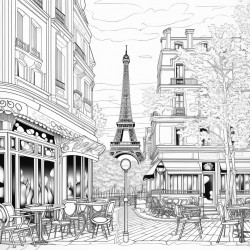 parisian cafe