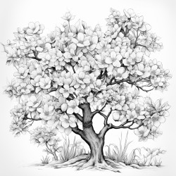 flowering dogwood tree