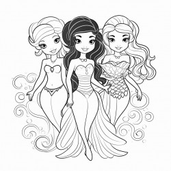 mermaids friends