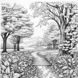 autumn leaves a scene capturing the beauty of fall with colorful leaves