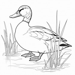 mallard duck on a pond