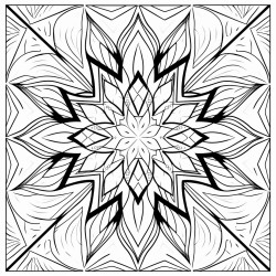 diamond starburst  a starburst pattern with diamond shapes symmetrical