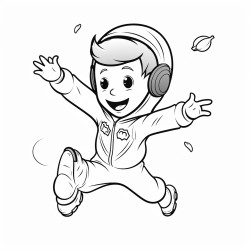 banana dancing in a jumpsuit