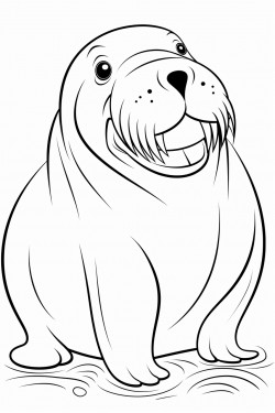 smiling walrus