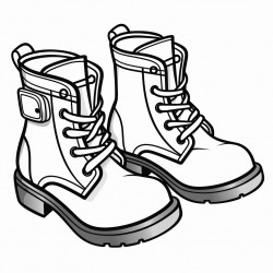 boots with little hears on them