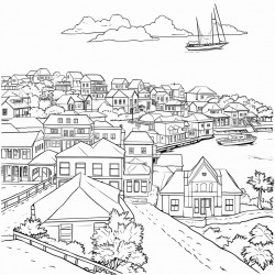 the town of frederiksted stcroix