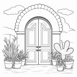 un portal de belen