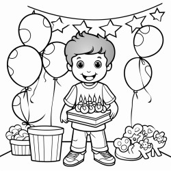 a happy birthday sign say happy birthday andre  and soccer balls and all sorts