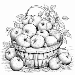 apples in a basket