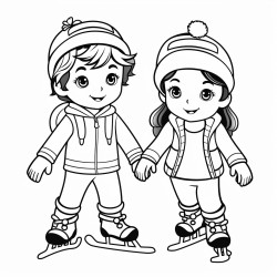 ice skating children