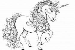 a cute little unicorn