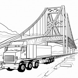 bridge logistics in a cool font