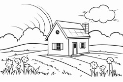 house in the field