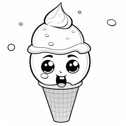 dropped ice cream cone with crying kid