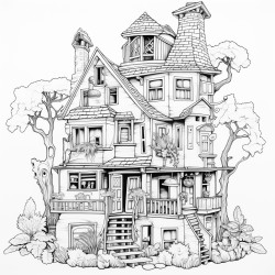 house with dosp homeschoolers inside