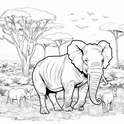 5 hidden animals in african bush