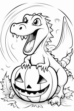 halloween dinosaur