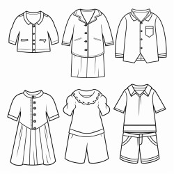 set of clothes