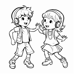 kids dancing