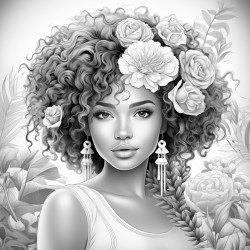 black woman and wellness