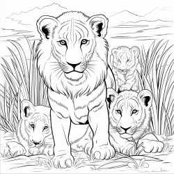jungle safari lions tigers elephants