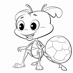 ant carrying a large seed on its back