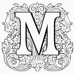 lots of different fonts of letter m