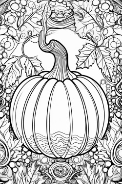 great pumpkin with a mandala inside