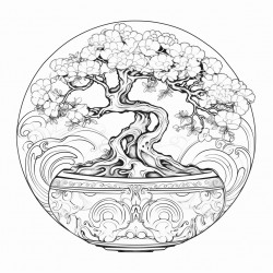 mandala zen bonsai