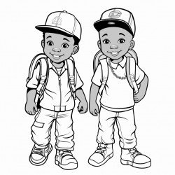 black kids in school