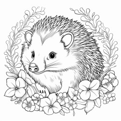 a hedgehog
