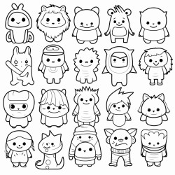 17monsters in cute pajamas