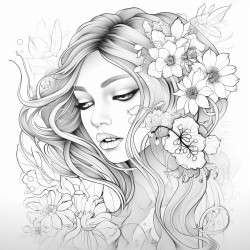 make it colorless like in a coloring book