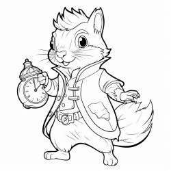 time traveler squirrel