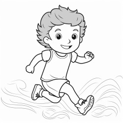 generate 40 coloring images of all olympic sports for children aged 3 to 10
