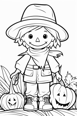 a cute scarecrows