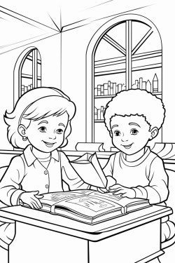les enfants rentrent au collge