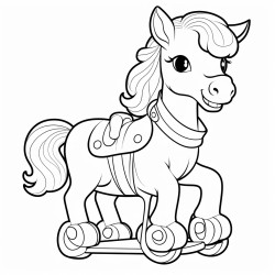 a rocking horse