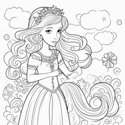 licorne et princesse