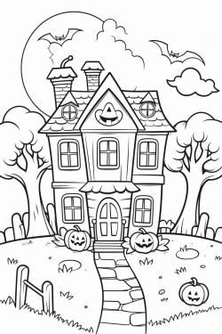 halloween scene
