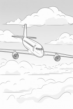 side view of an airplane taking off and heading up into the sky